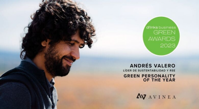 Líder de sustentabilidad de Grupo Avinea fue reconocido como Green Personality of the Year por The Drinks Business