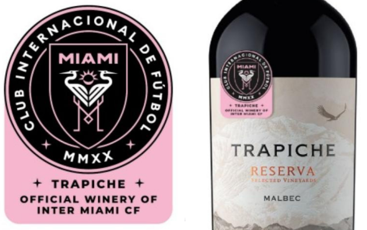 Trapiche presente en homenaje de Inter Miami CF a Lionel Messi