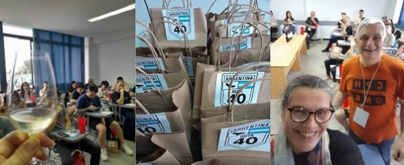 La Ruta 40 celebró el Dia del Vino con una cata en seminario universitario